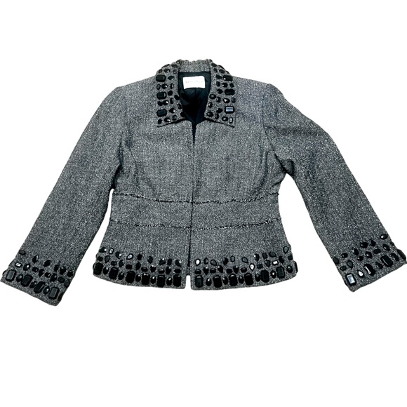 White House Black Market Jackets & Blazers - White House  Black Market herringbone tailored blazer